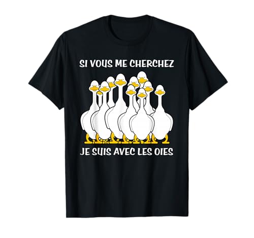 Humour oies agriculteur élevage animal drôle T-Shirt