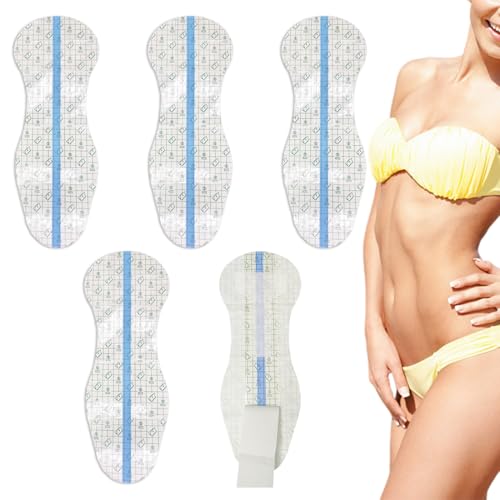 CZNBZIU Compresas Impermeables Nadar, Paquete De 5 Unidades, Protección Para Mujer Al Nadar, Impermeable Y Transpirable, Tamaño 16x42cm Recortable, Para Piscina, Playa, Parque Acuático Y Ducha