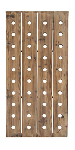 image for Deco 79 55409 Extra Large Rustic Reclaimed Wood Hanging Wine Rack | 40