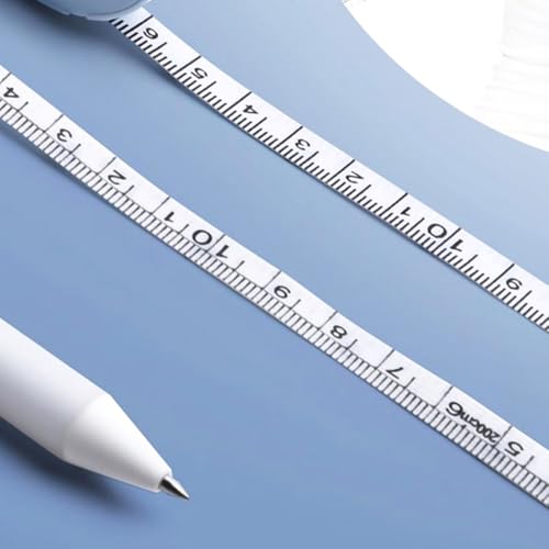 Cinta métrica retráctil de tela 150 cm para costura miniatura 7