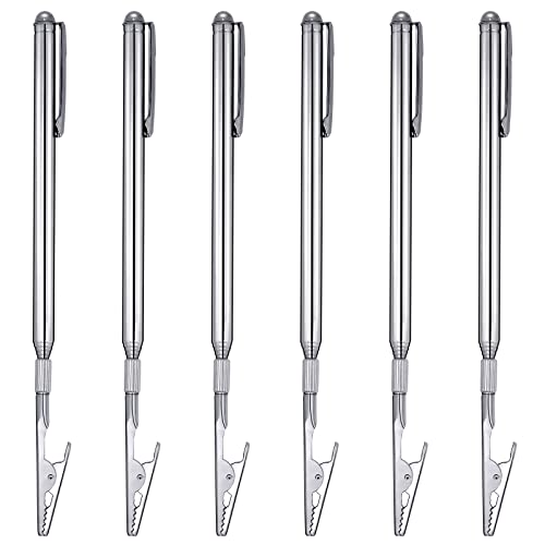 Rbenxia 6 Pieces Telescoping Alligator Clip Telescopic Metal Wire Alligator Clamp with Pen Clip Extendable Joint Clamp for Mechanics Automobile Repairing Jewelry Fastening (Range 7.48-26 Inch) Rbenxia 6 Pieces Telescoping Alligator Clip Telescopic Metal Wire Alligator Clamp with Pen Clip Extendable Joint Clamp for Mechanics Automobile Repairing Jewelry Fastening (Range 7.48-26 Inch)
