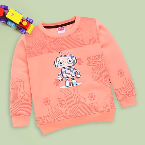 Image of LuvLap Baby Boys Full Sleeve Sweatshirt & Pyjama Set Pack of 1