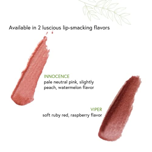 Honeybee Gardens Luscious Lip Gloss, Innocence | Gluten Free, Vegan, Non-Toxic, Paraben Free #TOP4