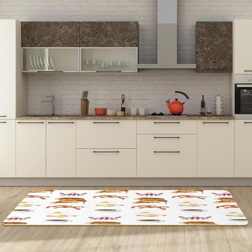Alfombrillas de cocina antideslizantes pack de 2 alfombras lavables gris 3