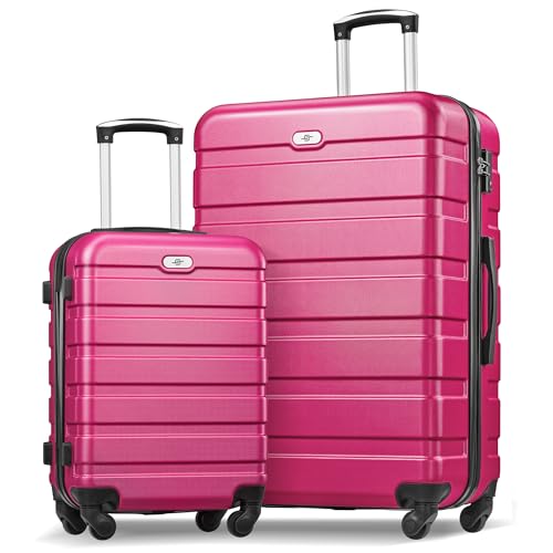 Image of Suitour Luggage Sets 2 Piece with Spinner Wheels,Hard Shell 20 Carry on Suitcase and 28 inch Luggage with Spinner Wheels Suitcase Set with TSA Lock(20in /28in)