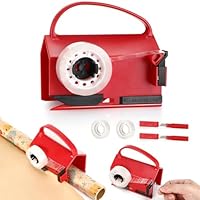 Geschenkpapier Schneider für Rollen Geschenkpapier Schneider Papierschneider für Geschenkpapiers Cutter Mit 2 Austauschbaren Klingen 2 Stücke Klebeband für Geschenkpapiers, Weihnachten Usw