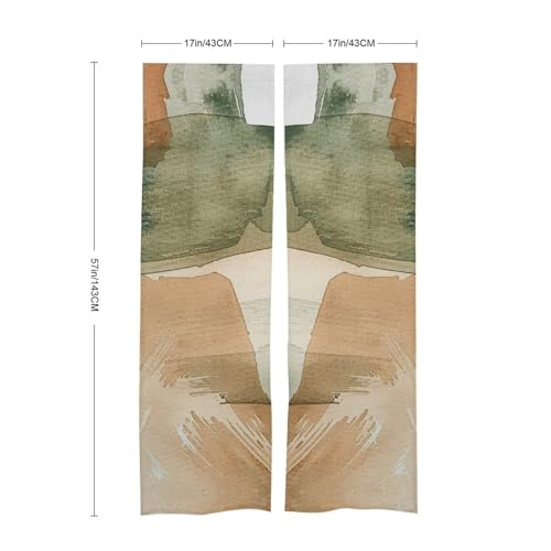 Rideau thermique pour porte d'hiver haut de gamme beige chic - 3
