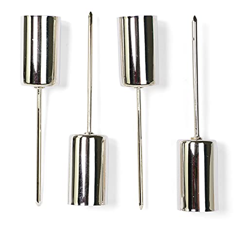 Riffelmacher 10861 - Stabkerzenhalter, aus Metall, 2,3 x 11 cm, 4 Stück,...