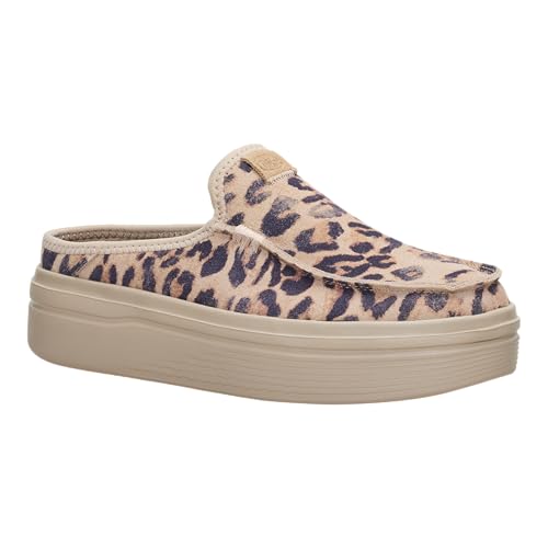 Image of HEYDUDE Women's Austin Lift Platform Mule | Casual Slip-On Shoes | Lightweight, Comfortable, Stylish Everyday Footwear