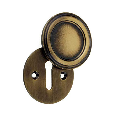 Parisian JV605AB Covered Escutcheon, White