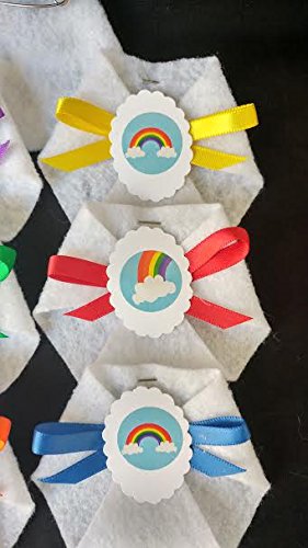 Dirty Diaper Game 24 pack Rainbow theme Baby Shower