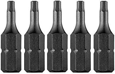 9/64 Hex Head 1" Insert Bit - 5 pack - Impact Rated BluSteel