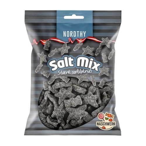 Nordthy Salzlakritz Mix stark 800g inkl. Naschwerk Sticker