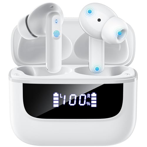 Bluetooth Kopfhörer in Ear, 6 Mikrofone ENC Noise Cancelling für Klarere Anrufe, Kopfhörer Kabellos Bluetooth 5.4 HiFi T...