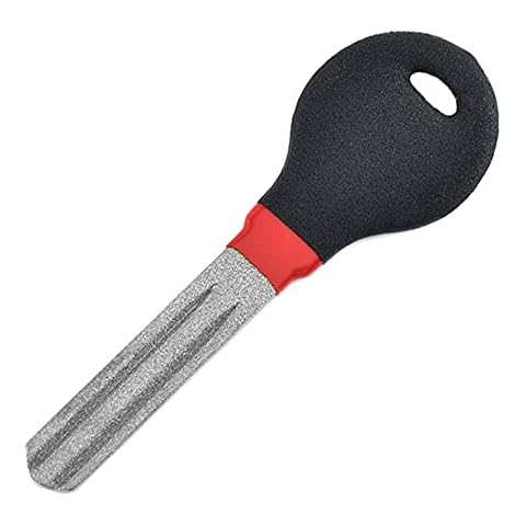 IYBQIU Portable Whetstone Super Hard Fish Hook File Diamond Fish Hook Whetstone Sided Sharpening File Tool for Fishing Hook Grinding Outdoor Sports Grinding Tool, Black silver Cover
