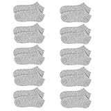 KimYoung 10 Pairs Low Cut Disposable Socks for Travel Portable Stretchy Cotton Blend Socks for Sport Business Travel for Men and Women (20% Cotton Socks)