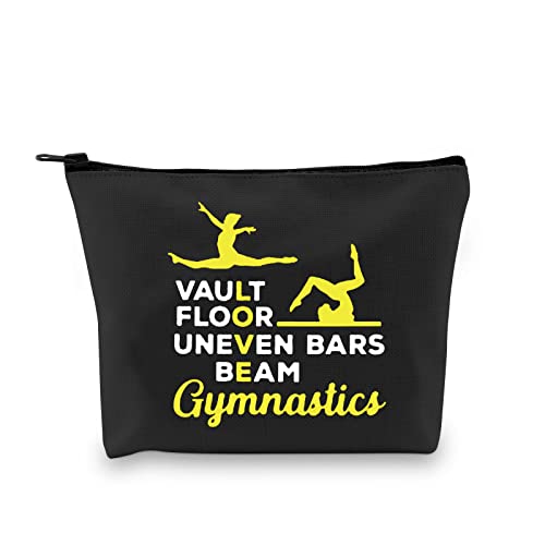 G2TUP Gymnastic Lover Gift Gymnast Makeup Bag Vault Floor Uneven Bars