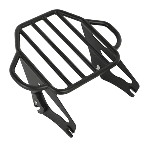 Porte-bagages de moto Harley Electra Glide FLHT noir support bagage amovible