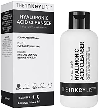 The INKEY List Hyaluronic Acid Cleanser, Hydrates Skin and Removes Makeup 150ml