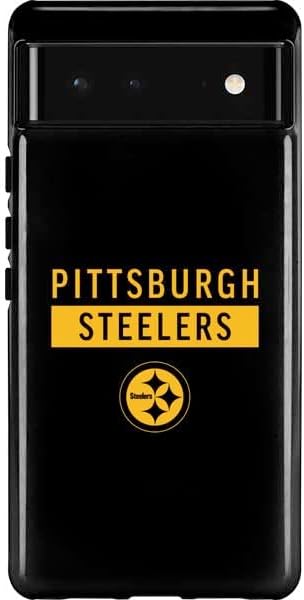 Skinit Pro Phone Case Compatible with Google Pixel 6 - Officially Licensed NFL Pittsburgh Steelers Design