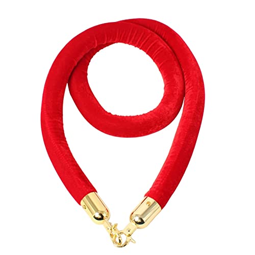 Corde de chandelier en velours rouge pour décoration de cinéma maison et salon