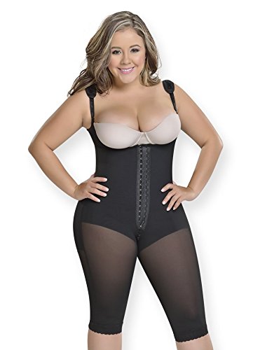 MYD 0078 Fajas Colombianas Reductoras Post Surgery Girdle Shapewear Bodysuit (Nude, S)