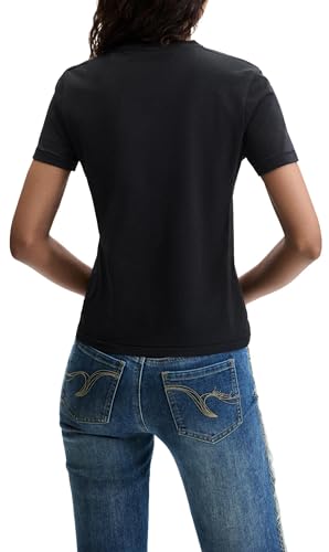 Desigual Koszulka damska czarna XL