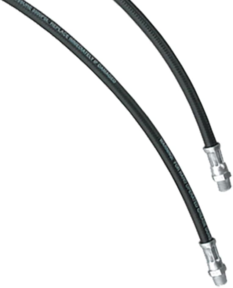 AFF 12" Grease Gun Whip Hose for Hand-Operated Grease Guns, 3500 PSI, 8012
