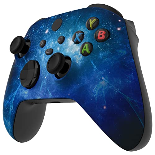 Coque de rechange Xbox Series X S eXtremeRate boîtier avant personnalisé motif nébuleuse
