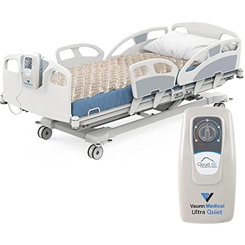 Vaunn Medical Air Pressure Mattress Topper with Pump Cover