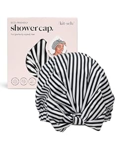 Kitsch Luxus-Duschhaube Streifenmuster