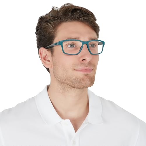 Image of Oakley Men's Ox8153 Metalink Rectangular Prescription Eyeglass Frames