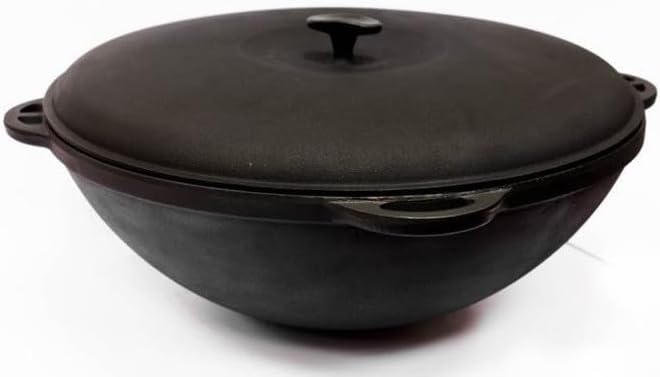 Miniatura 9 de Juego de estufa Kazan Mangal de alta resistencia +  12L - BBQ Kabab Russian Shashlyk Picnic Camping al aire libre Parrilla de barbacoa portátil -