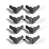 Metal Rack Connector for Costco, SAMS, Whalen Post Insert, 5-Shelf Heavy Duty Steel Shelving Unit, Corner Connectors for Building and Alignment, 8 Pieces
