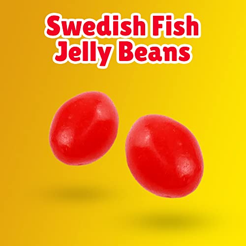 Swedish Fish Red Jelly Beans 5Lbs, Soft And Chewy Jellybeans Bulk Pack, Fruit Flavored Sweet Treats For Kids And Adults, Easter Candy Fruity Flavor, Resealable Bag #TOP6