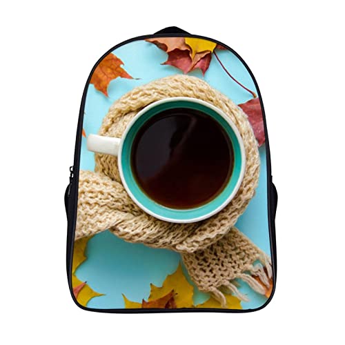 Sac d'école enfants unisexe marron café pour filles et garçons