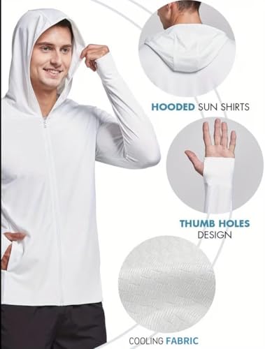 Image of BE SAVAGE Balaclava Sunscreen Jacket For Men