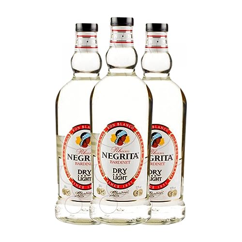 Ron Bardinet Negrita Blanco Botella Especial 2 L (Caja de 3 Botella Especial de 2 L)