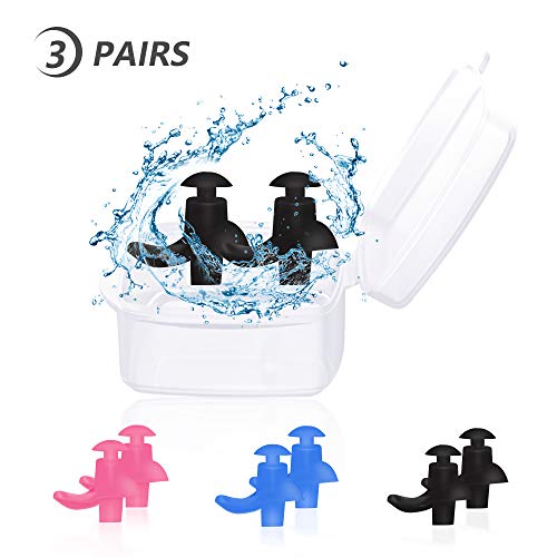 Trcviove UTT Ear Plugs Swimming Professional Waterproof Silicone Swim Ear Plugs for Swimming