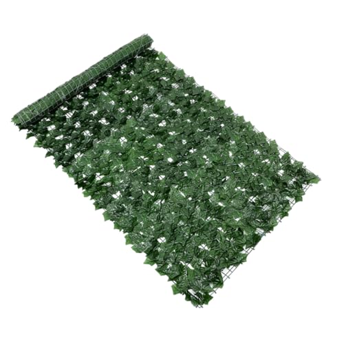 SHINEOFI Valla de Plantas Artificiales Simuladas para Balcón y Jardín de Falsas Resistentes la Intemperie Decoración de Terraza y Pared Malla Decorativa Verde para Exteriores