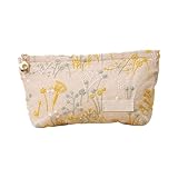 Bolsa de aseo bordada fácil de llevar. Amplio forro interior de poliéster para aventuras al aire libre y bolsa de cosméticos en el camino al trabajo, multicolor, small