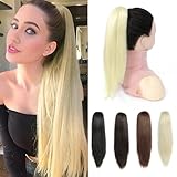 Hochwertige Synthetikfasern: Hergestellt aus erstklassigem synthetischem Material, das echtem Menschenhaar sehr nahe kommt, bietet unser Pferdeschwanz ein natürliches und elegantes Aussehen.