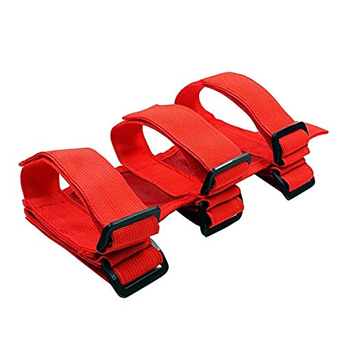 Adjustable Roll Bar Fire Extinguisher Mount Holder 3 lb for Wrangler JK JKU (Red)