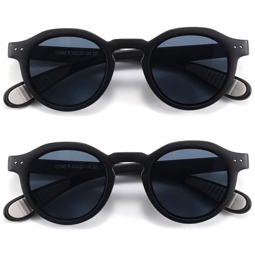 Image of Mirkcittle Polarized Kids Sunglasses for Girls Boys, TPEE Rubber Flexible Frame for Children Age 2-8,100% UV Protection