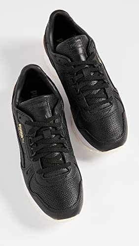 PUMA Mens Rx 737 Premium Lace Up Sneakers Shoes Casual - Black4