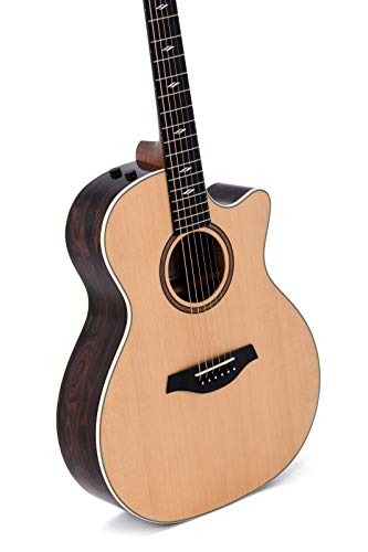 Sigma Guitars GZCE-2+ – Série moderne. - Les Beatles, Paul McCartney, John Lennon, RIngo Starr, George Harrison Sigma Guitars GZCE-2+ - Série moderne. – Image 3