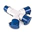 Produktbild Siehe Beschreibung Euro CEE Fach Kupplung 3-Fach Verteiler Stecker ideal beim Camping Strom Campingplatz Spritzwassergeschützt 3 polig  Campingstecker Caravanstecker