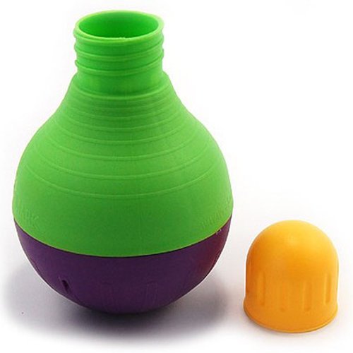 Starmark Bob-A-Lot Interactive Dog Pet Toy, Large, Yellow/Green/Purple Starmark Bob-A-Lot Interactive Dog Pet Toy, Large, Yellow/Green/Purple
