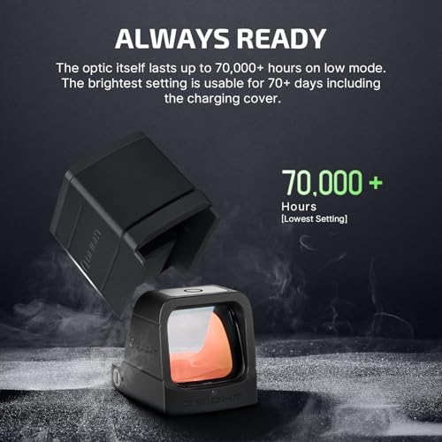 image for OLIGHT Osight 3 MOA Rechargeable Dot Open Reflex Sight with Charging C