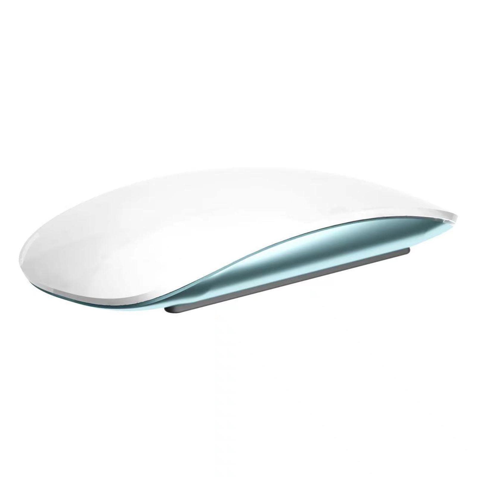 JUSHZ Bezprzewodowa mysz komputerowa do laptopa USB do gier Bluetooth ergonomiczne myszy wskazujące typ c ładowalna fotoelektryczny dotykowy pokrętło przewijania (113,8 x 57,2 x 21,6 mm, biała2)